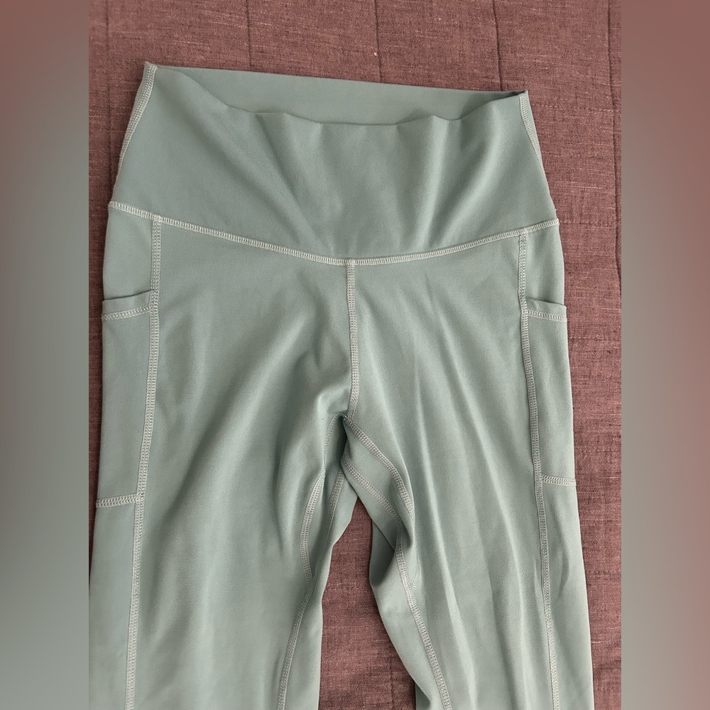 High-Waisted Green Leggings